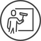 Piktogramm Glasreinigung